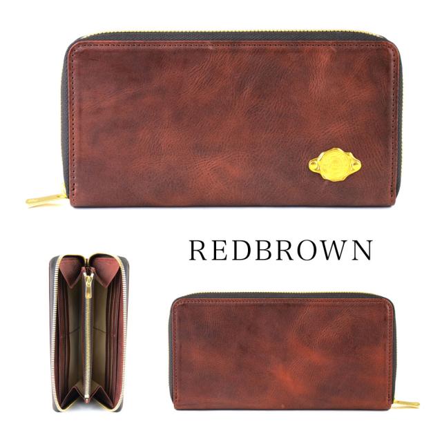 ヌメ革レザー 長財布 ラウンドファスナー田中革具 田中革具 長財布 財布 レザーウォレット ハンドメイド 牛革 革