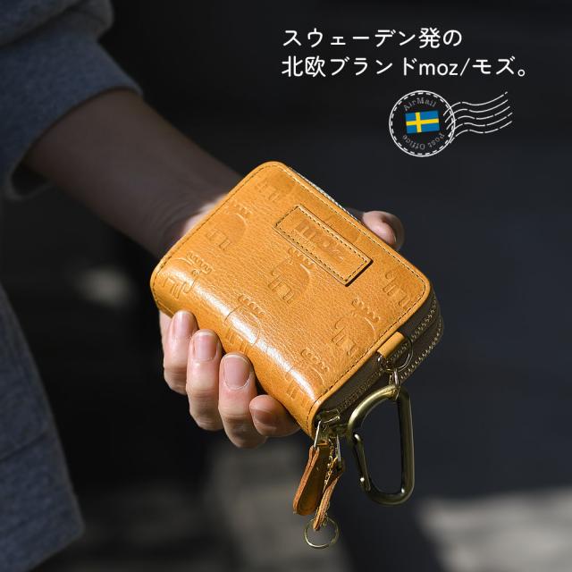 moz モズ スマートキーケース レディース メンズ クリア窓付き ダブル