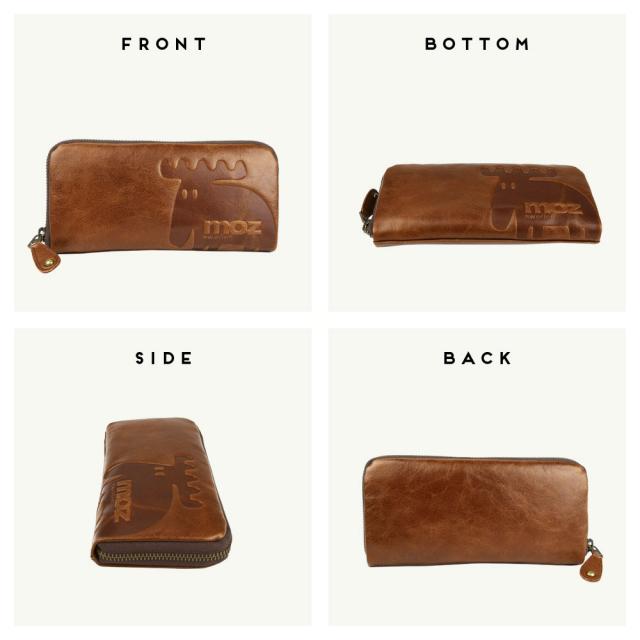 moz モズ 長財布 ラウンドファスナー 使いやすい コンパクト ラウンド