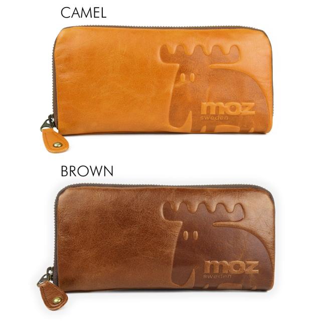 moz モズ 長財布 ラウンドファスナー 使いやすい コンパクト ラウンド