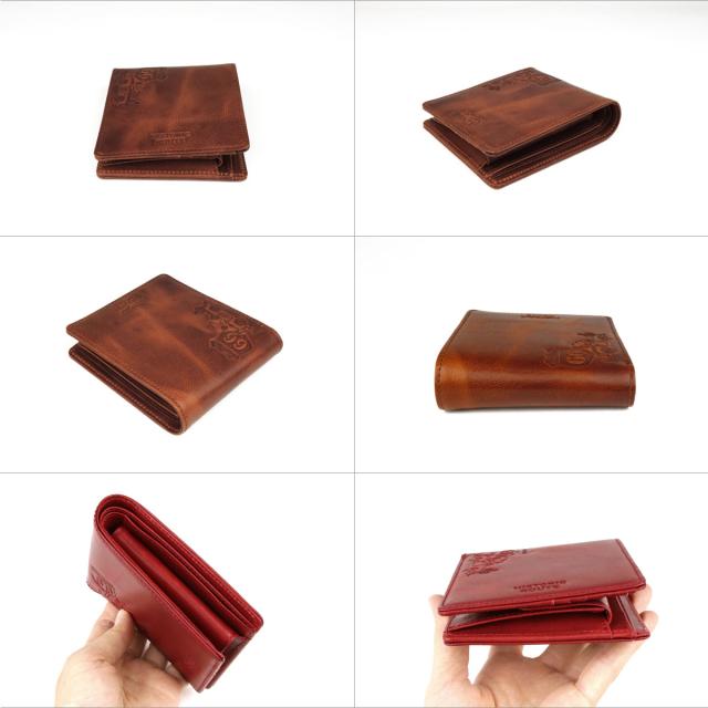 スヌーピー 財布 二つ折り財布 PEANUTS HISTORIC ROUTE ROUTE66 本革