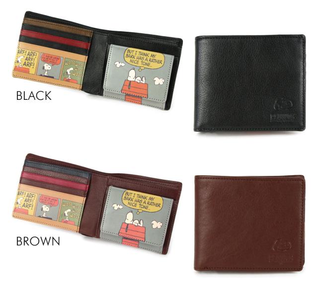 SNOOPY スヌーピー 財布 二つ折り財布 小銭入れあり box型小銭入れ