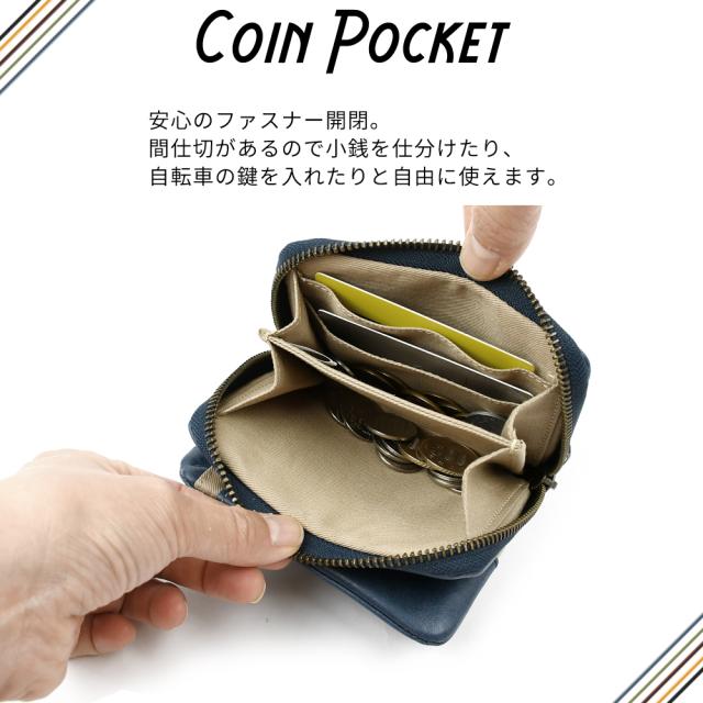 スヌーピー 二つ折り財布 メンズ レディース 外側小銭入れ 本革 袋縫い