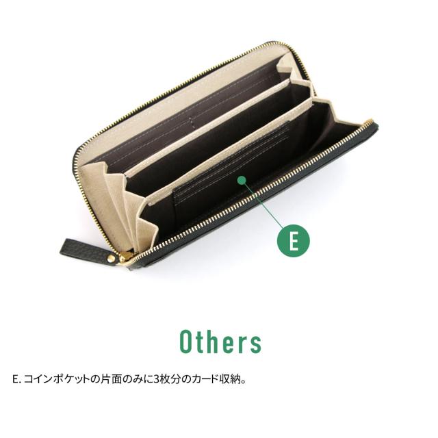 長財布 ラウンドファスナー コンパクト 本革 イタリアンレザー Plog プログ コンパクトウォレット_10