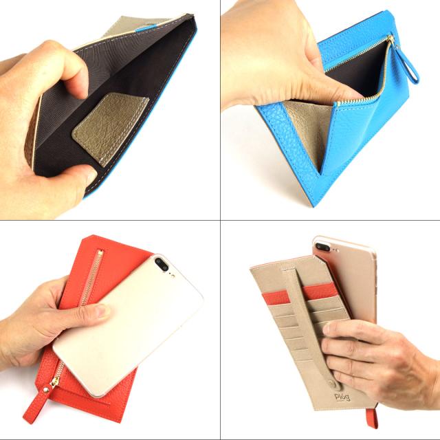 長財布 極薄 札入れ 薄い 薄型 キャッシュレス 外側ファスナー付 本革