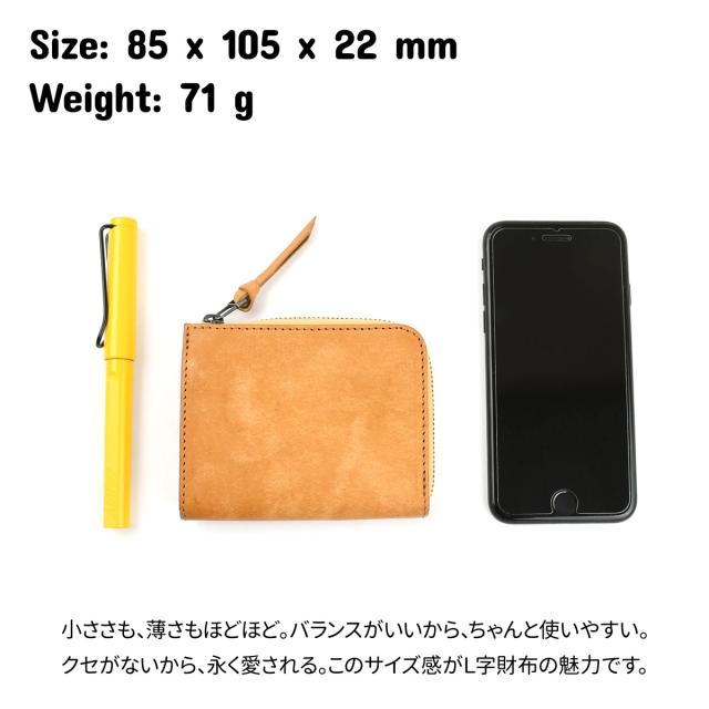 パウダーコンパクト紙入れ L字ジッパー プエブロレザー YELLOW 日本製 本革 紙入れ レディース プエブロ バダラッシカルロ 革 ミニ紙入れ 使い分かりやすい 二つ折り ハーフウォレット YKK L字紙入れ 貨物輸送無料 LT05 黄色 黄味がかった Napoli ナポリ Pueblo