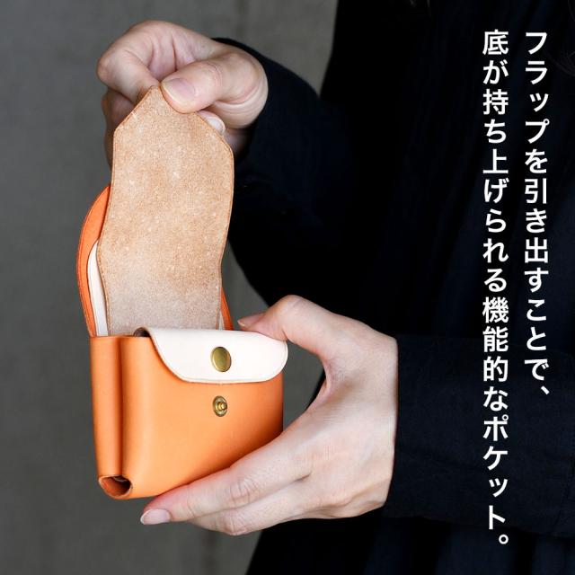 お札が折れないミニ財布 イタリアンレザー マイネ パステルカラー 日本