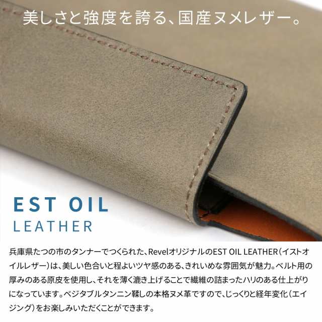 長財布 極薄 札入れ 薄い 薄型 キャッシュレス Revel レヴェル 本革