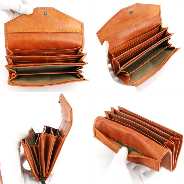 長財布 大容量 フラップ かぶせ 小銭入れ L字ファスナー zucchero