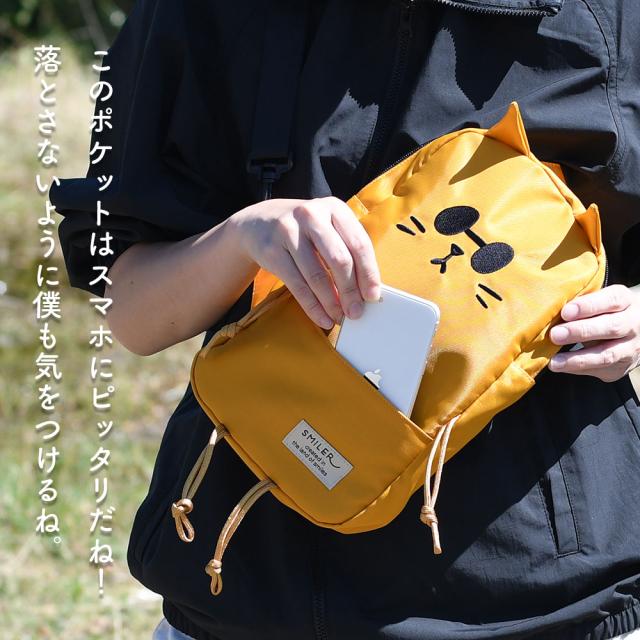 ボディバッグ ワンショルダーバッグ SMILER スマイラー CAT BUDDY BAG