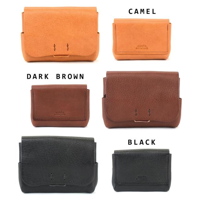 本革財布 短財布 ミニ財布 日本製 ヌメ革【財布 小/13-10】eureka leathercraft ユリカレザークラフト 送料無料