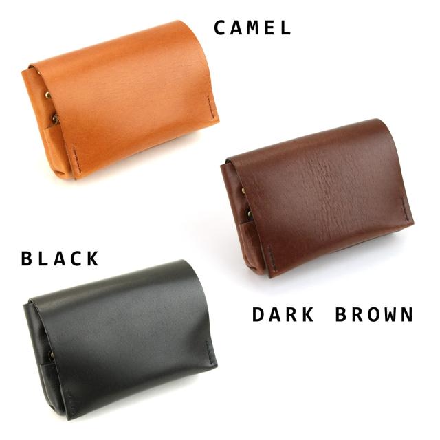 本革財布 ケース 小銭入れ ミニ財布【小銭2】日本製 ヌメ革 eureka leathercraft ユリカレザークラフト eurekaLC かぶせ フラップ 日本の革 牛革 スムースレザー 姫路レザー 送料無料 キャメル ダークブラウン ブラウン SALE 本革財布 ミニ財布【財布 小2】日本製 ヌメ革 eureka leathercraft