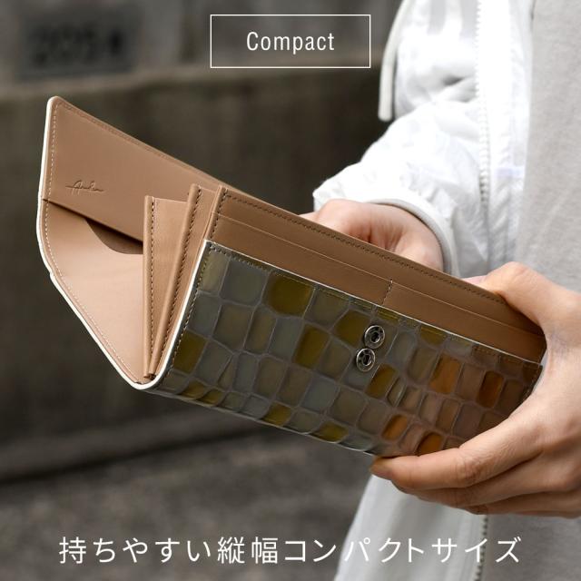 長財布 ギャルソン メテオール エナメル Arukan 日本製 レディース 本 