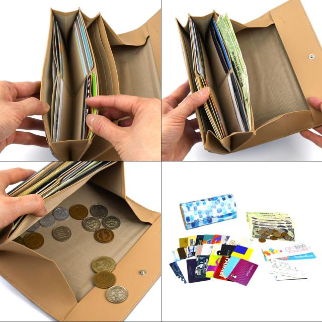 長財布 ギャルソン メテオール エナメル Arukan 日本製 レディース 本