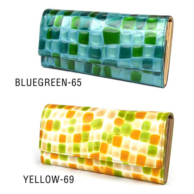 長財布 ギャルソン メテオール エナメル Arukan 日本製 レディース 本