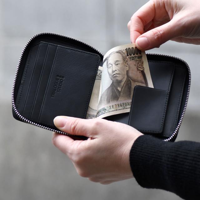 ミニ財布 ラウンドファスナー コンパクト ゴールド シルバー