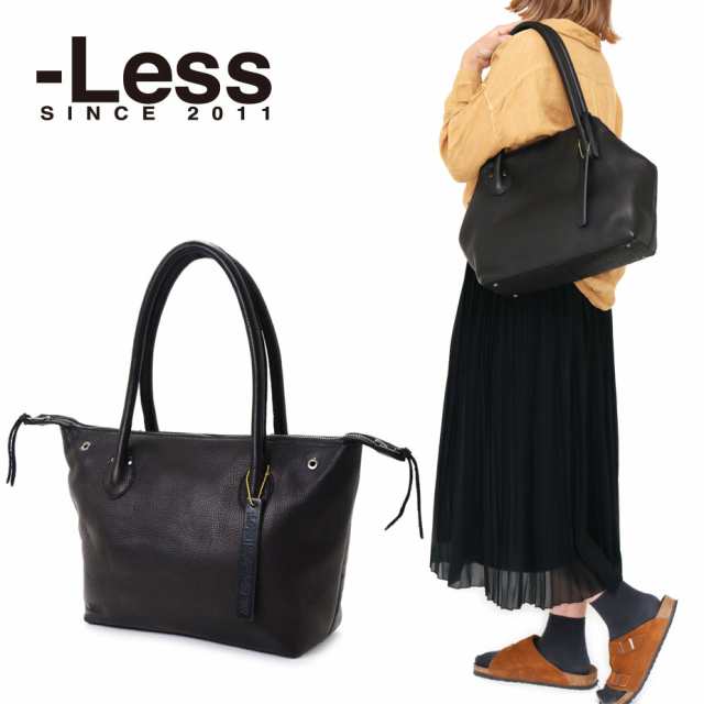 Less レス ヘキサゴン変型角底トートバッグ B4サイズ 日本製 本革 六角形 姫路シュリンクレザー Less Design レスデザイン ユニセックス