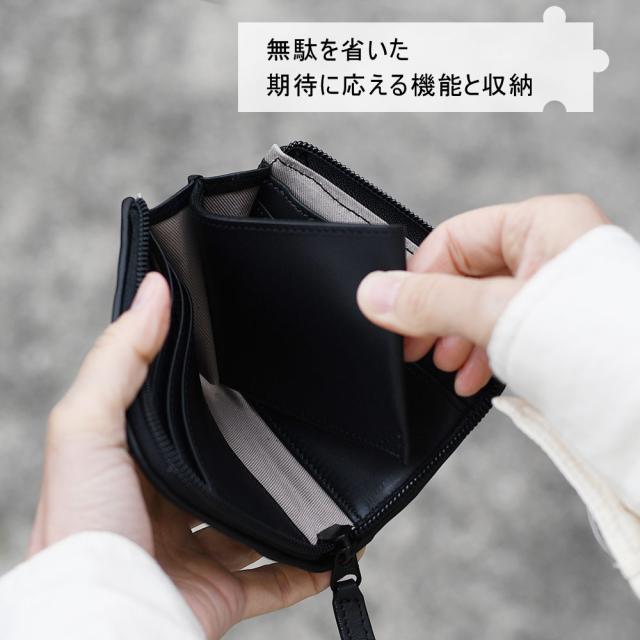 ミニ財布 L字ファスナー l型 本革 グローブレザー 牛革 メンズ 小さい財布 薄い コンパクトウォレット サブ財布 TRION トライオン ブランド グラブレザー PANEL パネルシリーズ PUZZLE パズル カモフラ 迷彩 タイリッシュ おしゃれ ユニーク 個性的 球活_4