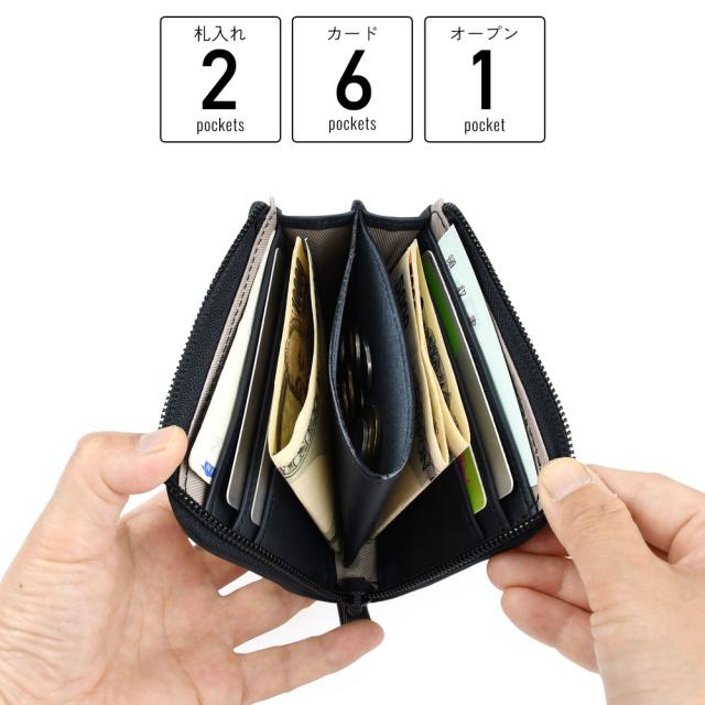 ミニ財布 L字ファスナー l型 本革 グローブレザー 牛革 メンズ 小さい財布 薄い コンパクトウォレット サブ財布 TRION トライオン ブランド グラブレザー PANEL パネルシリーズ PUZZLE パズル カモフラ 迷彩 タイリッシュ おしゃれ ユニーク 個性的 球活_8