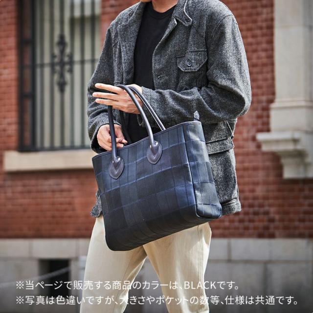 トートバッグ TRION トート横型 DPC260 BLACK/ブラック グローブレザー