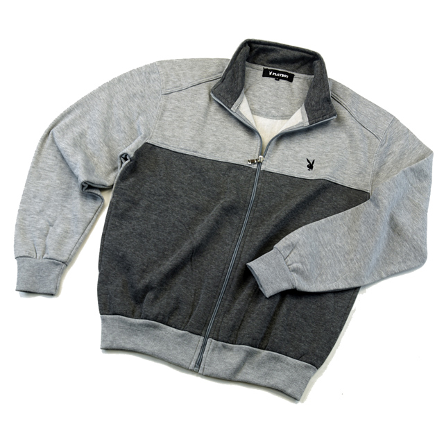 裏起毛 ジップアップ トレーナー プレイボーイ Playboy メンズ ワンポイント刺繍 あったか ポカポカ 冬 部屋着 切替 配色 スエット パジの通販はau Pay マーケット 金華shop