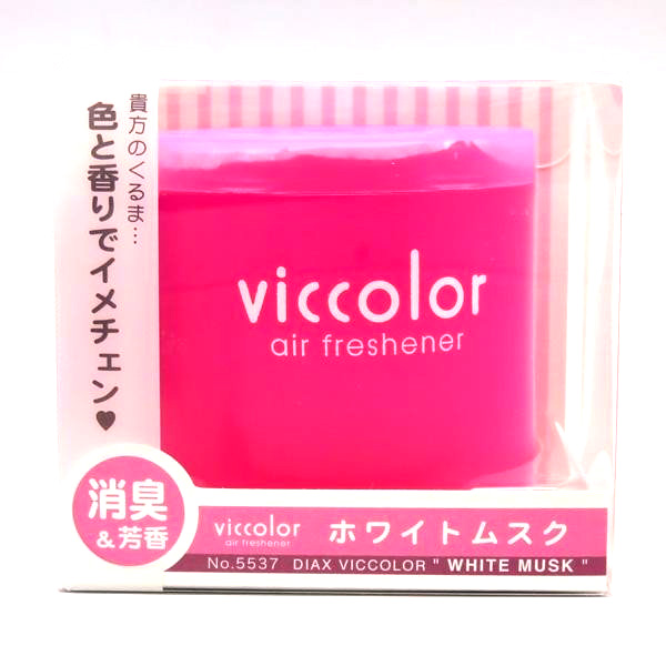 ダイヤケミカル：vicolor ビッカラ ホワイトムスク 消臭&芳香剤 ゲルタイプ/5537/