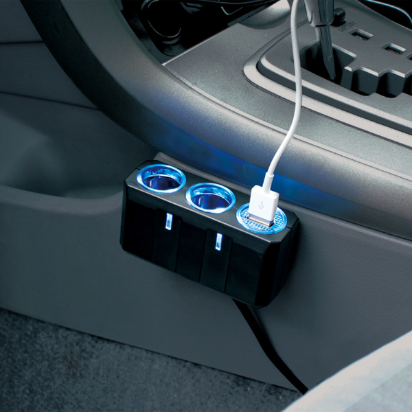 ヤック 2連シガーソケット アクセサリーソケット シガーライター Usb 2 4a 充電 Dc12v用 リングライトソケット Pz 707の通販はau Pay マーケット ホットロード