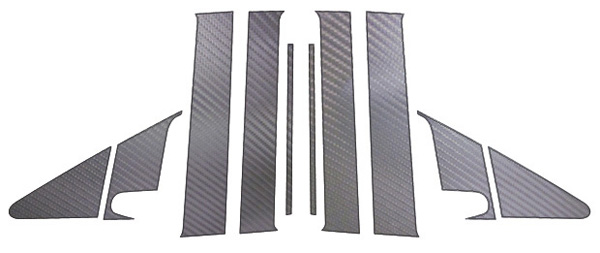 超鏡面ブラックメッキ調ピラー ブラック調ピラーシール プリウス40型 アルファー 超鏡面ブラックメッキ調 ブラック調ピラーシール MPVＬＷ3⁄5 超鏡面