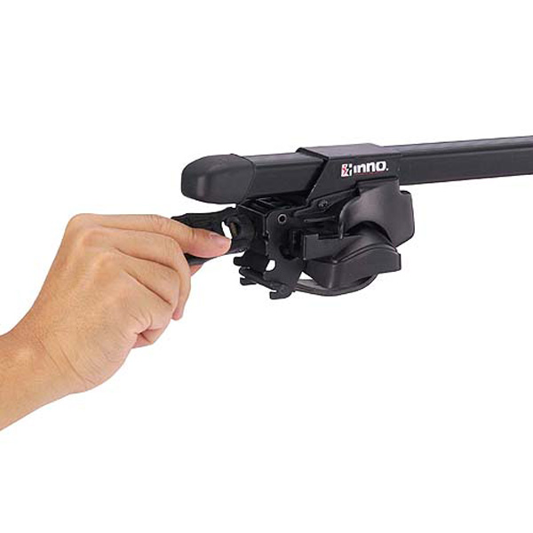 INNO フレキシブルステーセットFR ルーフキャリア 工具不要 極太サイズのルーフレールにも 4個入 ステー高32mm INFR