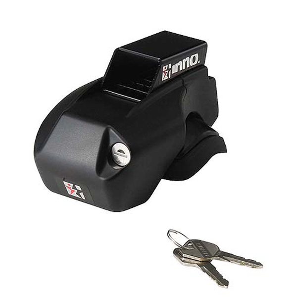 INNO フレキシブルステーセットFR ルーフキャリア 工具不要 極太サイズのルーフレールにも 4個入 ステー高32mm INFR