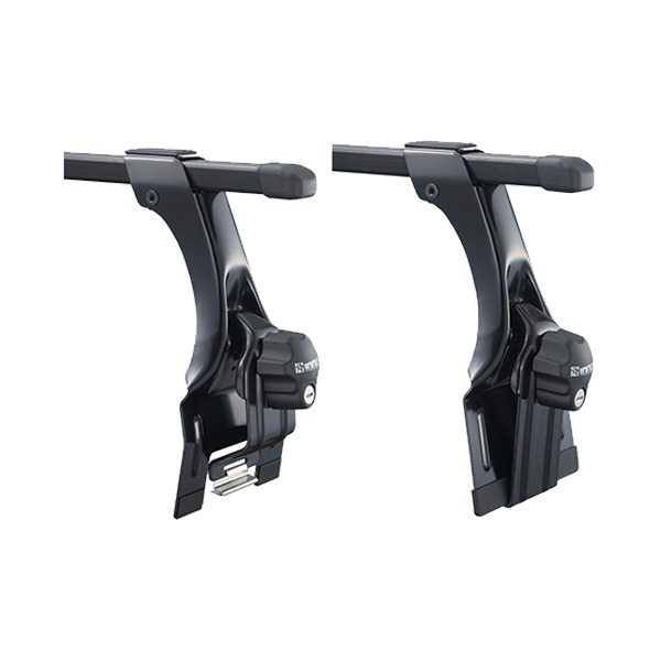 INNO スクエアベースステー 新規格軽1BOX車対応 異形状ステー採用 キーロック標準装備 ステー高250mm INKD1Kの通販は