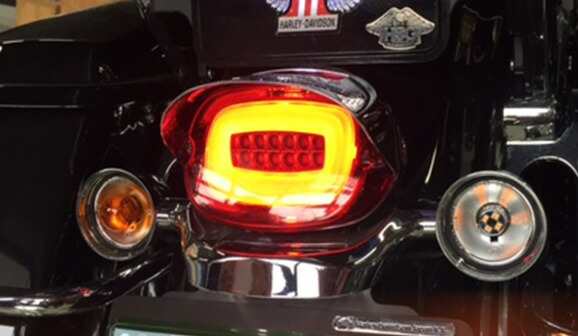 ヴァレンティ Valenti Moto LEDテールランプ HONDA 400X 2013～ ライトスモーク／クローム カプラーオン 1年保証 (MTH-1340R-SC)