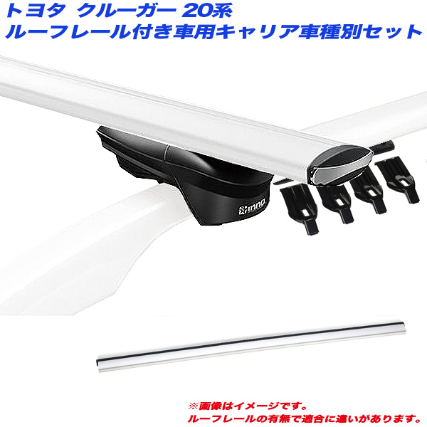 INNO/イノー キャリア車種別セット クルーガー 20系 H12.11〜H19.8 ルーフレール付車用 XS150 + XB130S x 2の通販は
