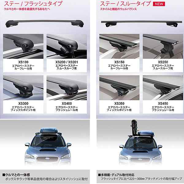 2022年最新版☆高級感溢れる INNO キャリア車種別セット スバル