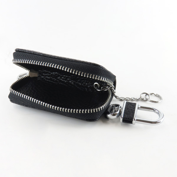 プラウド スマートキーケース レザー調 ブラック 鍵入れ カラビナ チェーン付 小物入れ 便利 収納 ワンタッチ Di 514の通販はau Pay マーケット ホットロード