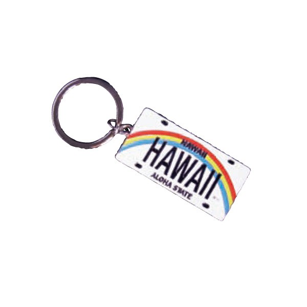 PICK The HAWAII メタルライセンスプレート キーチェーン ハワイ 2.6×5.2cm ナンバー キーホルダー ハワイアン雑貨 お土産  IH-LP-KCHの通販はau PAY マーケット ホットロード au PAY マーケット店 au PAY マーケット－通販サイト