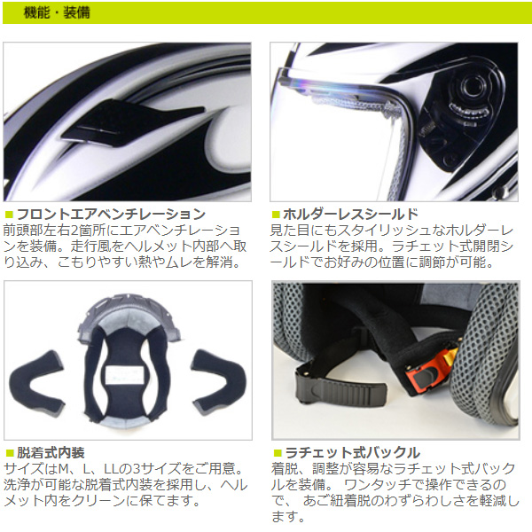 リード工業 LEAD STRAX ジェットヘルメット バイク M/L/LLサイズ