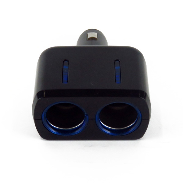 ブレイス 2連ソケット ダイレクト シガーソケット 電源増設 12v車用 110w 9a まで ブルーled 角度調節 回転可能 Bs 150の通販はau Pay マーケット ホットロード春日井西店