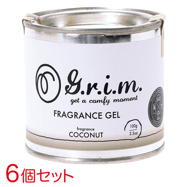 ノル Nol 6個セット 芳香剤 G R I M フレグランスジェル ココナッツ 置き型 車 部屋 カーフレグランス Oa Grm 2 4の通販はau Pay マーケット ホットロード