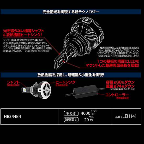 PIAA ヘッドライト フォグライト LEDバルブ 6000k HB3 HB4 HIR1 HIR2 車検対応 LEH-141の通販はau PAY  マーケット - ホットロード au PAY マーケット店 | au PAY マーケット－通販サイト