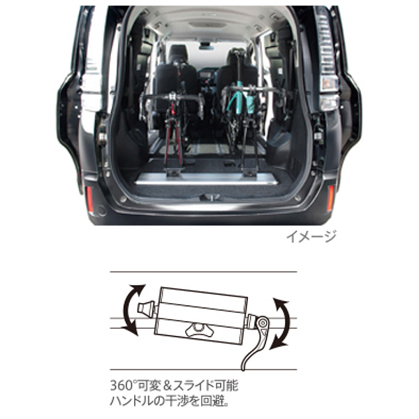 PIAA/Terzo サイクルキャリア フォークスタンド EC23M、EC25M用 TP2492