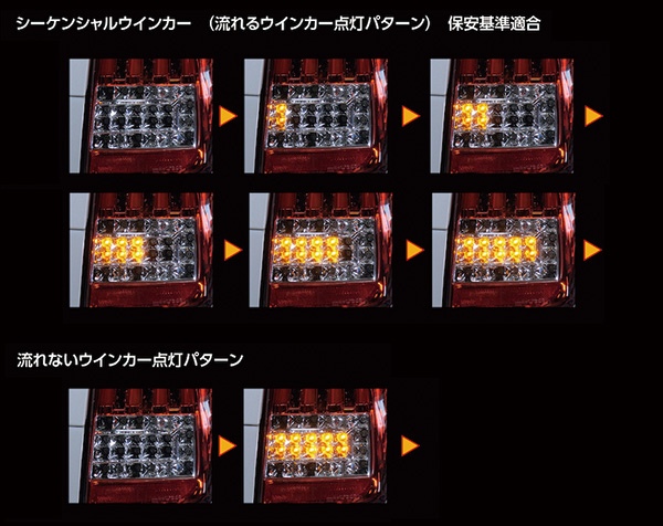 ヴァレンティ/Valenti ジュエル LED テールランプ TRAD シーケンシャル プリウス 30系 ライトスモーク/ブラッククローム TT30PRI-SB-2_3