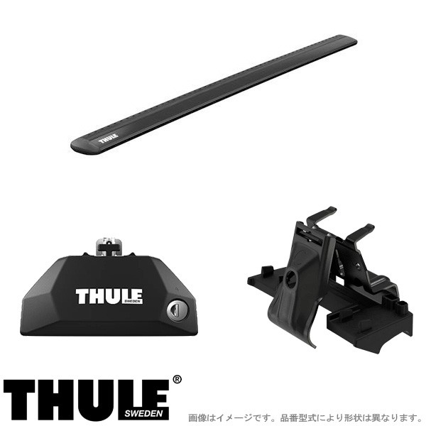 THULE/スーリー キャリア 車種別セット BMW X6 G06 ダイレクトルーフレール付 2019〜 7106+7114B+6007