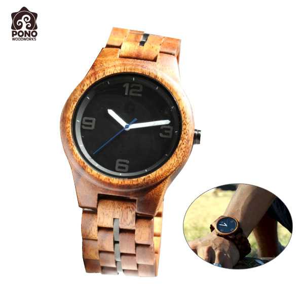 PICK The HAWAII 腕時計 コア ソリッドラウンド ブラックフェイス メンズ 男性用 ステンレス 電池式 ハワイ PW-KW-KSMBKの通販は