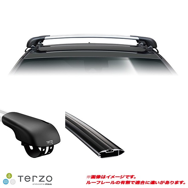 PIAA/Terzo キャリア車種別セット ホンダ フィットCROSSTAR GR5〜8 R2.2〜 ルーフレール付車 EF103A + EB84AB + EB76AB