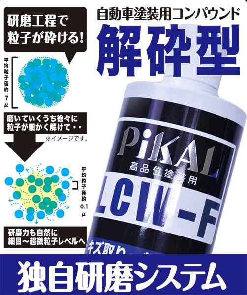 日本磨料/ピカール 液体コンパウンド LCW-F 1本で仕上げまで 自動車