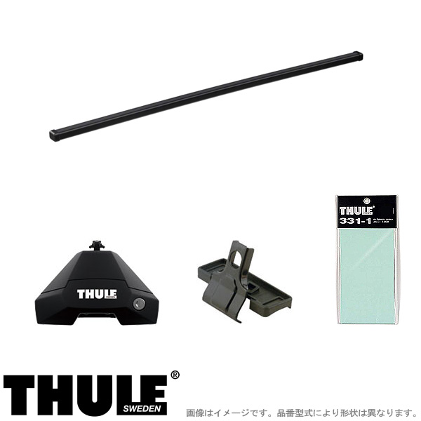 THULE/スーリー ルーフキャリア 車種別セット 日産 オーラ E13 ルーフレール無し R3/6〜 7105+7123+5244の通販は