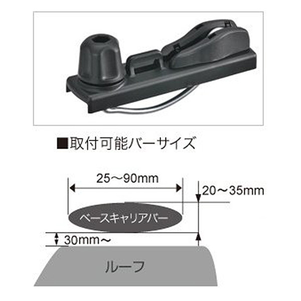 カーメイト INNO メモリークランプセット（4個入）【BRP16】 車載