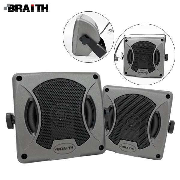 BRAiTH/ブレイス サテライトスピーカー 80W DC12V専用 コンパクト ダッシュボード 吊り下げステー付 車内 音楽  PL-223の通販はau PAY マーケット - ホットロード au PAY マーケット店 | au PAY マーケット－通販サイト