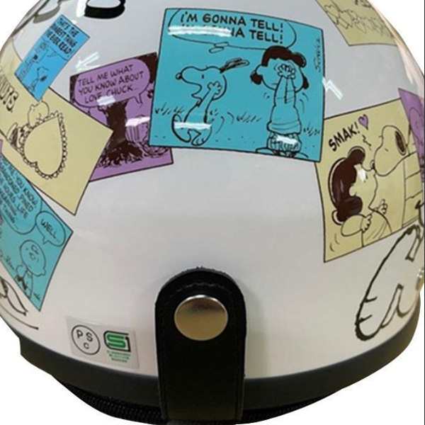 アークス/axs SNOOPY ハーフヘルメット シールド付 スヌーピー アークス/axs SNOOPY ハーフヘルメット シールド付 スヌーピー